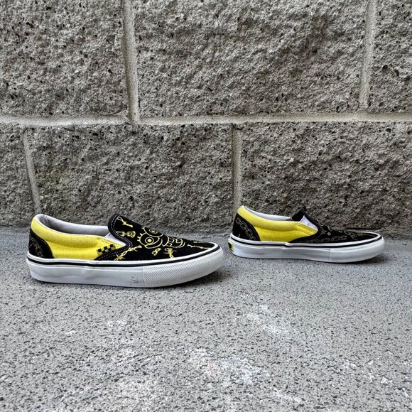 VANS X SPONGEBOB SQUAREPANTS Slip-On Sneakers Mens 4 35 Gigliotti Running Shoes - Picture 4 of 14